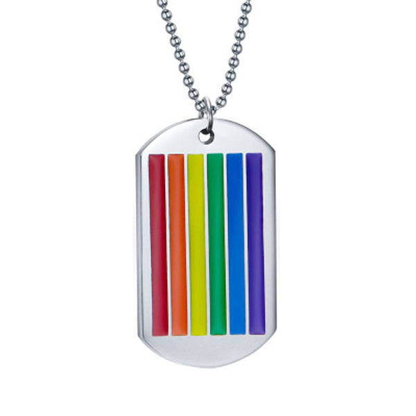 Stainless Steel Rainbow  Necklace