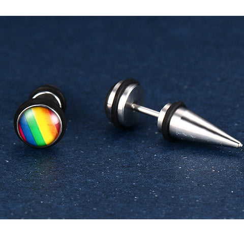 Pride Spike Stud Earrings