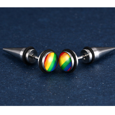 Pride Spike Stud Earrings