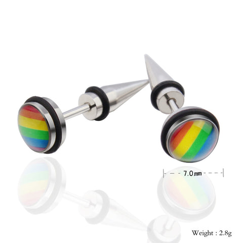 Pride Spike Stud Earrings