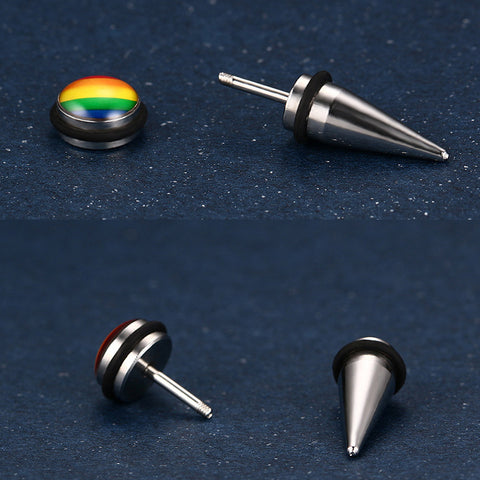 Pride Spike Stud Earrings