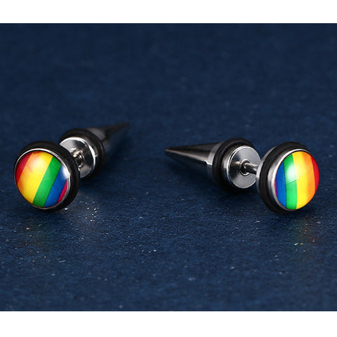 Pride Spike Stud Earrings