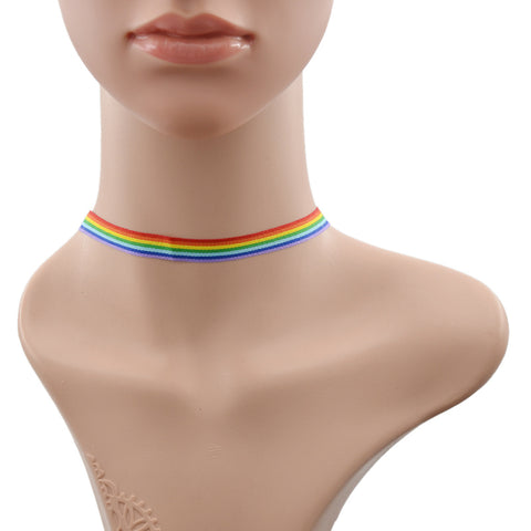 Pride Rainbow Choker