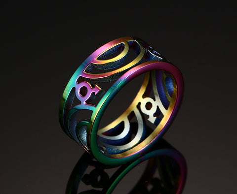 Rainbow Hollow Ring