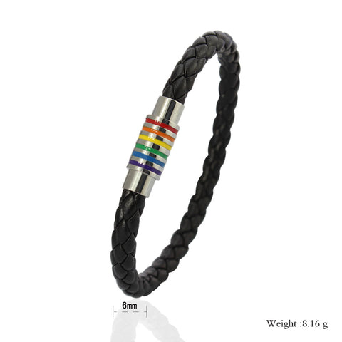 Leather Pride Bangle
