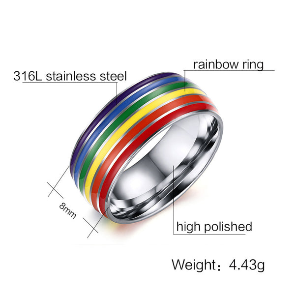 Rainbow Pride Ring