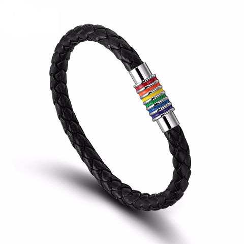 Leather Pride Bangle
