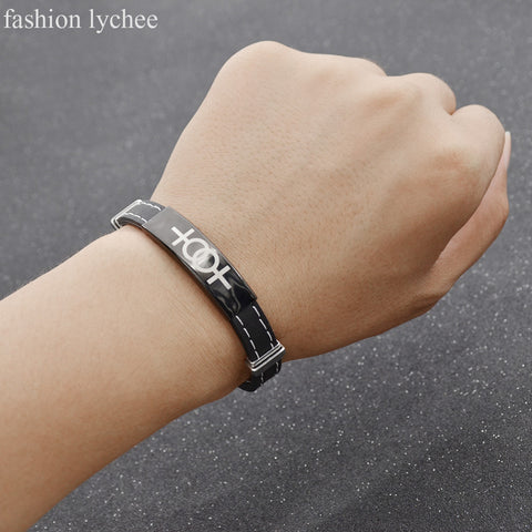Silicone Lady Pride Wristband Bracelet