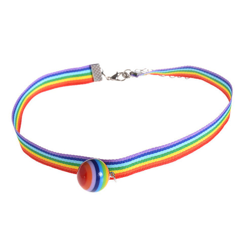 Pride Rainbow Choker