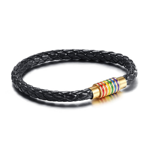 Leather Pride Bangle