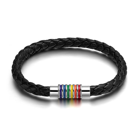 Leather Pride Bangle